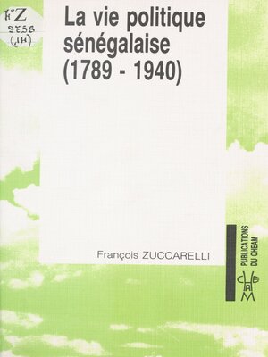 cover image of La Vie politique sénégalaise (1)